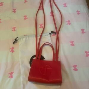 Telfar Small Tote in Red. Never used! Still has packaging!